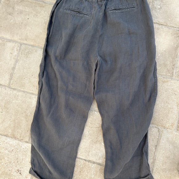 Caslon Charcoal Linen Relaxed LinenPants - Picture 3 of 7